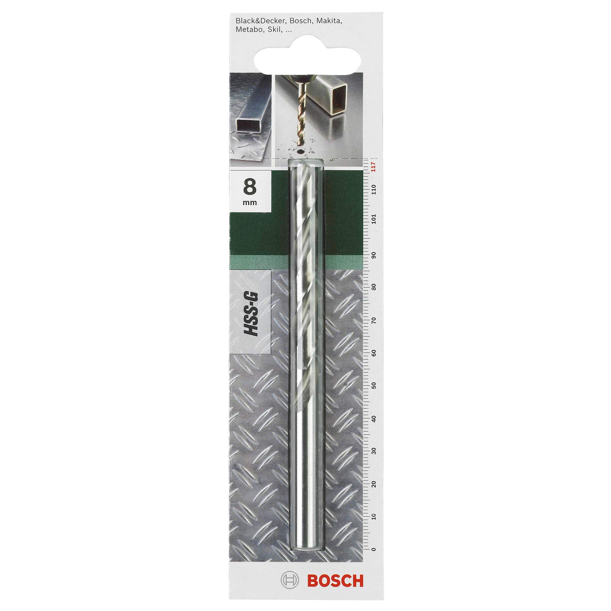 Bosch 1pc. HSS-G Drill Bit (Metal, Hard Plastic, Ø 13 x 101 x 151 mm, Accessory Drill Driver)