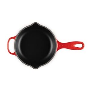 Le Creuset Enameled Cast Iron Signature Iron Handle Skillet, 6.33" (1/2 qt.), Cerise