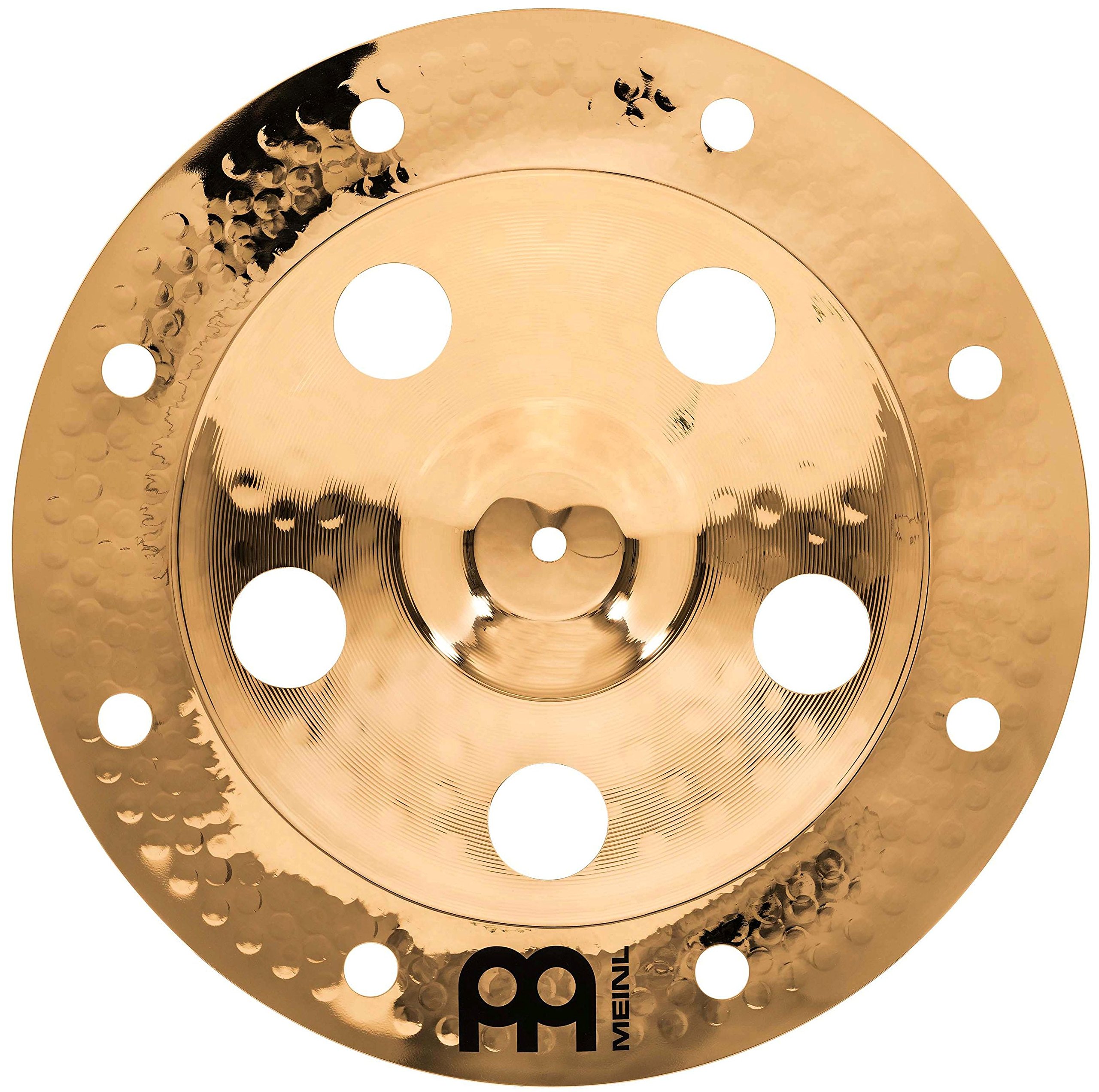 Meinl 16" Trash China Cymbal with Holes - Classics Custom Brilliant - Made In Germany, 2-YEAR WARRANTY (CC16TRCH-B)