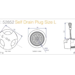 Kayak Gear Sold As Pair Large Self Draining Scupper