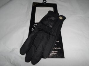 soft touch microfiber golf glove black junior lh large