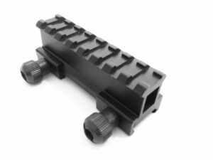 ade advanced optics tactical 1" compact weaver-picatinny high profile see through riser rail riflescope sight