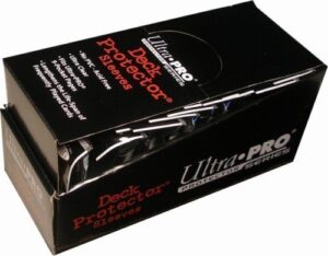 ultra pro pro-matte small (600 count) black deck protector sleeves - yugioh 10 pack box/case