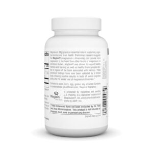 Source Naturals Magtein Magnesium L-Threonate 667mg Supports Focus, Mood, Healthy Memory, Cognitive Function, Sleep* - 90 Capsules