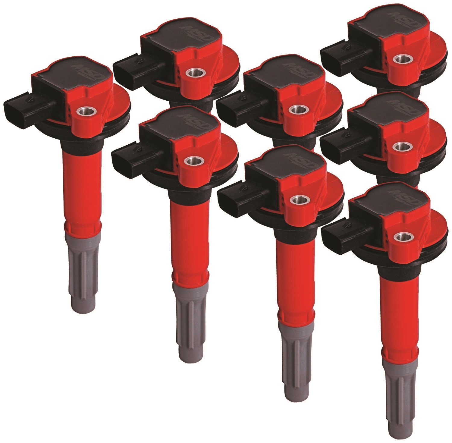 82488 MSD Ignition Coil - Blaster - Ford 5.0L Coyote - Red - 8-Pack