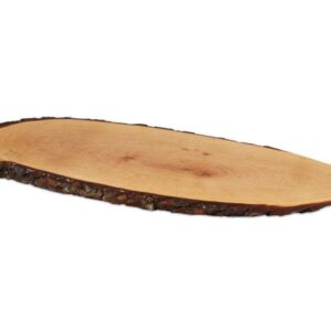 Boska Holland Cheese Board, European Ash Wood w. Polished Surface, Natural Bark, 22" x 8", Taste Collection