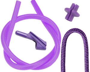 pine ridge archery archer's combo pack, 3/16-inch, purple