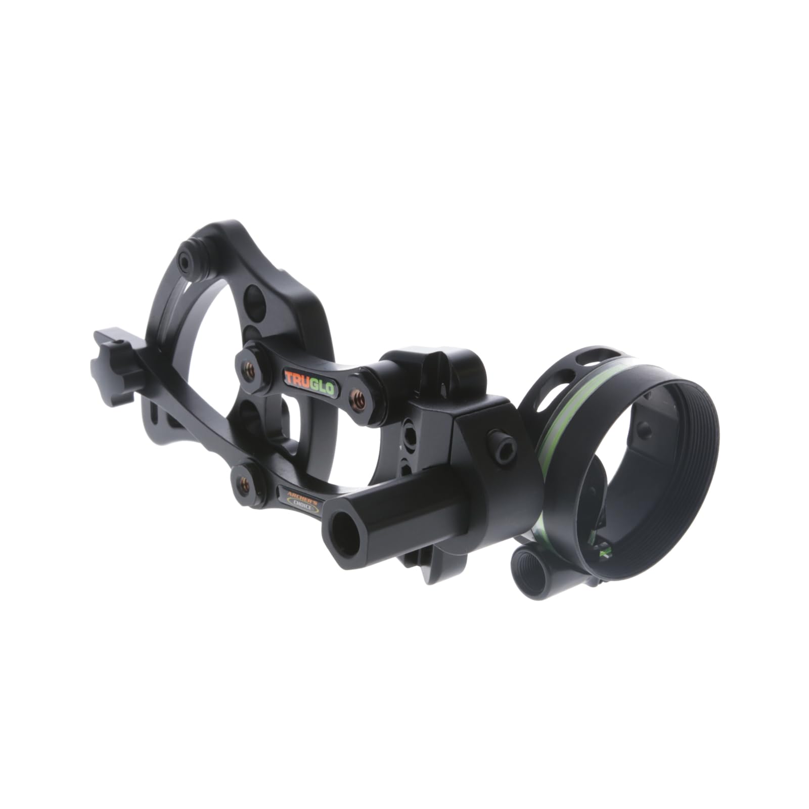 TRUGLO Range Rover Single-Pin .019" Dia Right-Handed Archery Hunting Moving Black Bow Sight with Standard Adjustment - Light Not Included