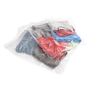 samsonite compression packing bags, clear, 3-piece kit (pouch/carry-on/large)