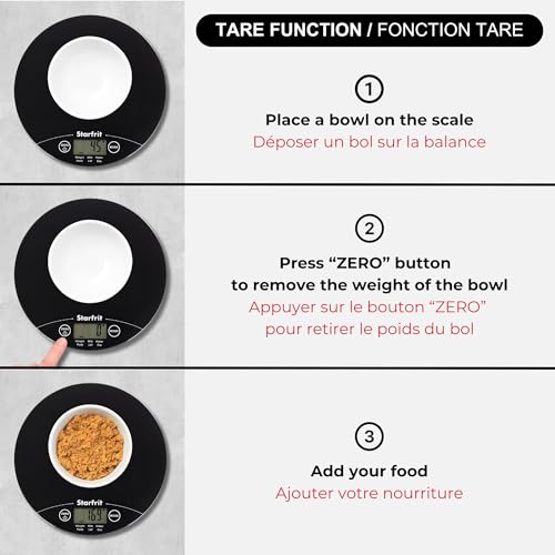 Starfrit COUN Electronic Kitchen Scale, One Size, Black