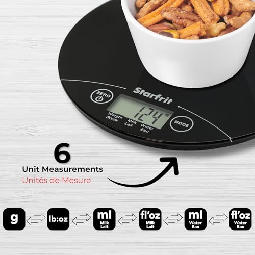 Starfrit COUN Electronic Kitchen Scale, One Size, Black