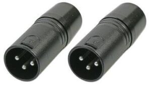 3-pin dmx terminators - 2 pk.