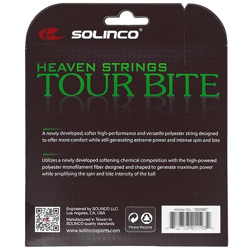 Solinco Tour Bite Soft (16-1.30mm) Tennis String (Silver)