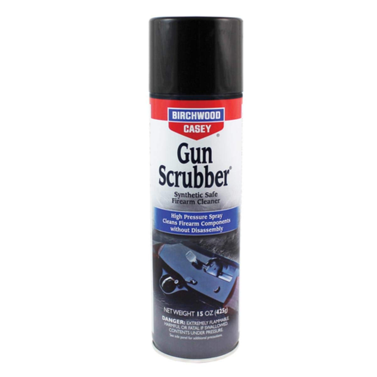 Birchwood Casey Gun Scrubber Cleaner 15-Ounce Aerosol, packaging may vary