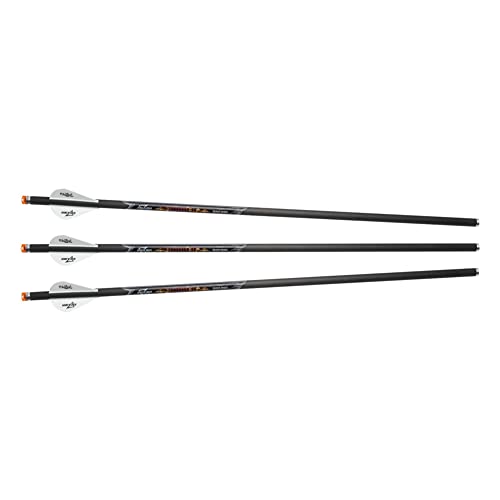 Excalibur Diablo 18" Illuminated Carbon Arrows with Beacon Nocks Designed Matrix Series Crossbows - 3 Pack