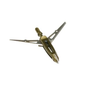 new archery products killzone maxx 2 blade rear-deploying 100 grain cut-on-contact tip mechanical broadheads with 2 3/8" cutting diameter & spring-clip design - 3 pack