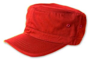 mm collections unisex adjustable gi cap, red