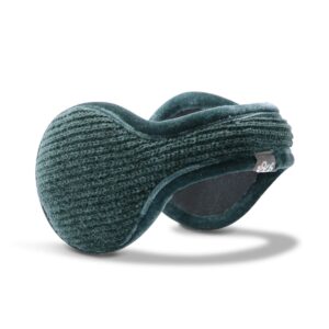 180s women's monarch chenille ear warmer (one size, green)