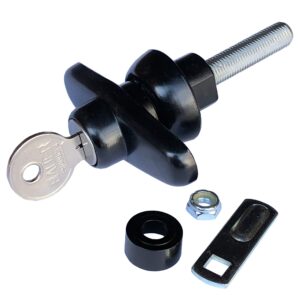 Bauer Side Access or Windoor Lock. Part# T500 (T-500) | Truck Cap Lock Side Access Window Handle for LEER A.R.E K127 Key | Tonneau Cap Cover Lock T-500 Handle for LEER Century (1 Pack)