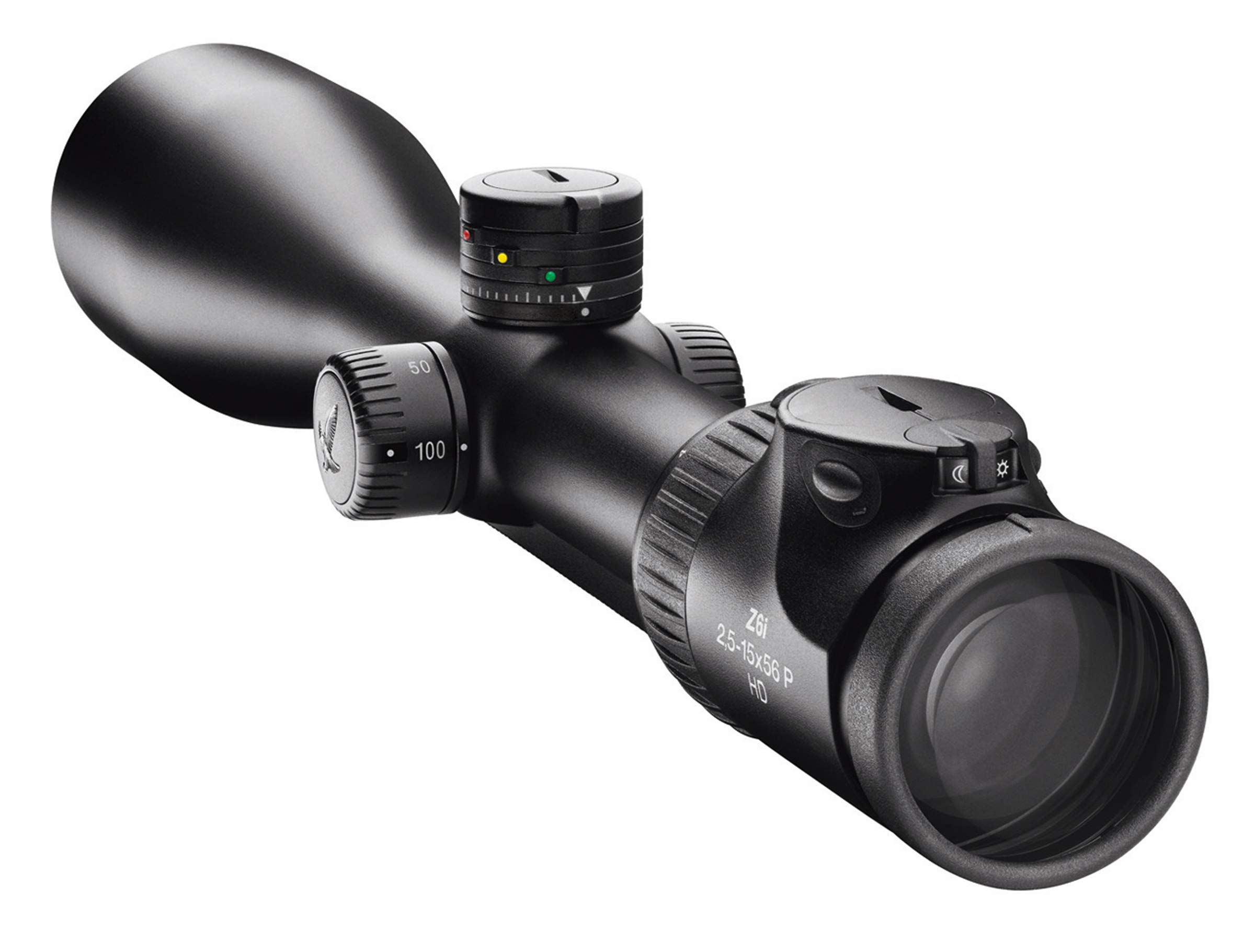 Swarovski Optik 2.5-15x56 P L Z6i 2nd Generation BT Riflescope, Matte Black Finish with Illuminated 4W-I Reticle, 30mm Tube