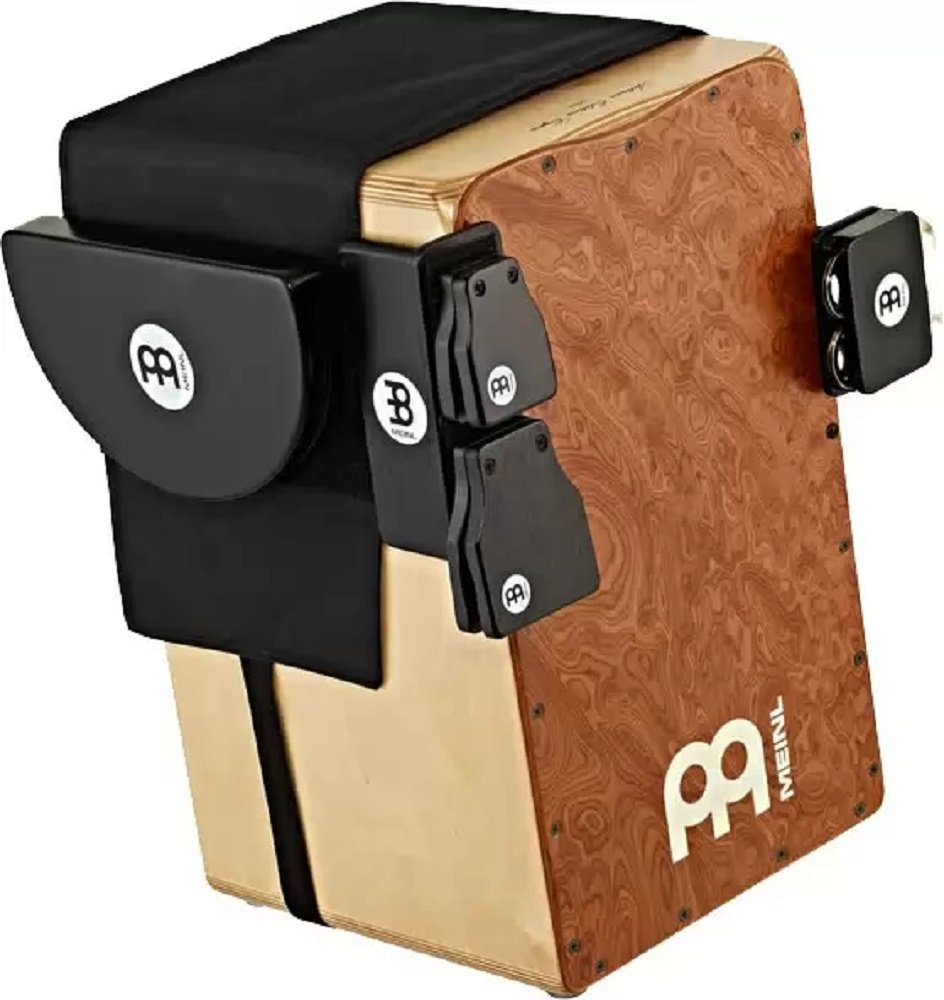 Meinl Percussion Cajon Blanket with Side Pockets and Padded Seat, Heavy Duty Nylon, Black (CAJ-BLK)