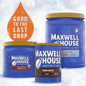 Maxwell House Dark Roast Ground Coffee (10.5 oz Canister)