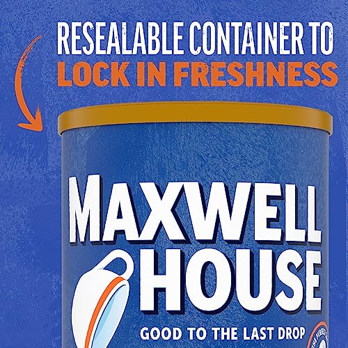 Maxwell House Dark Roast Ground Coffee (10.5 oz Canister)