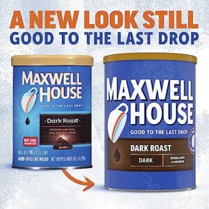 Maxwell House Dark Roast Ground Coffee (10.5 oz Canister)