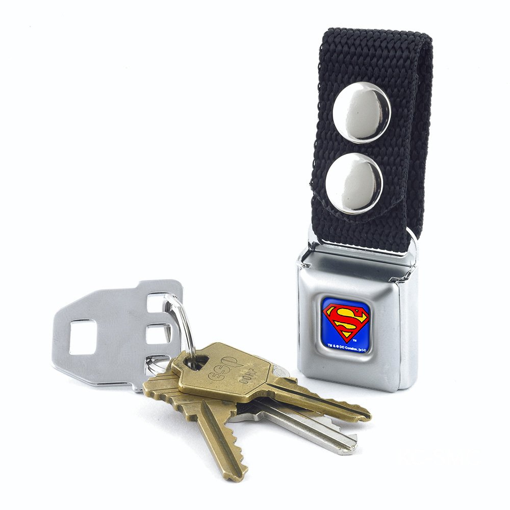 Buckle-Down Keychain - Superman 4.5" x 1"