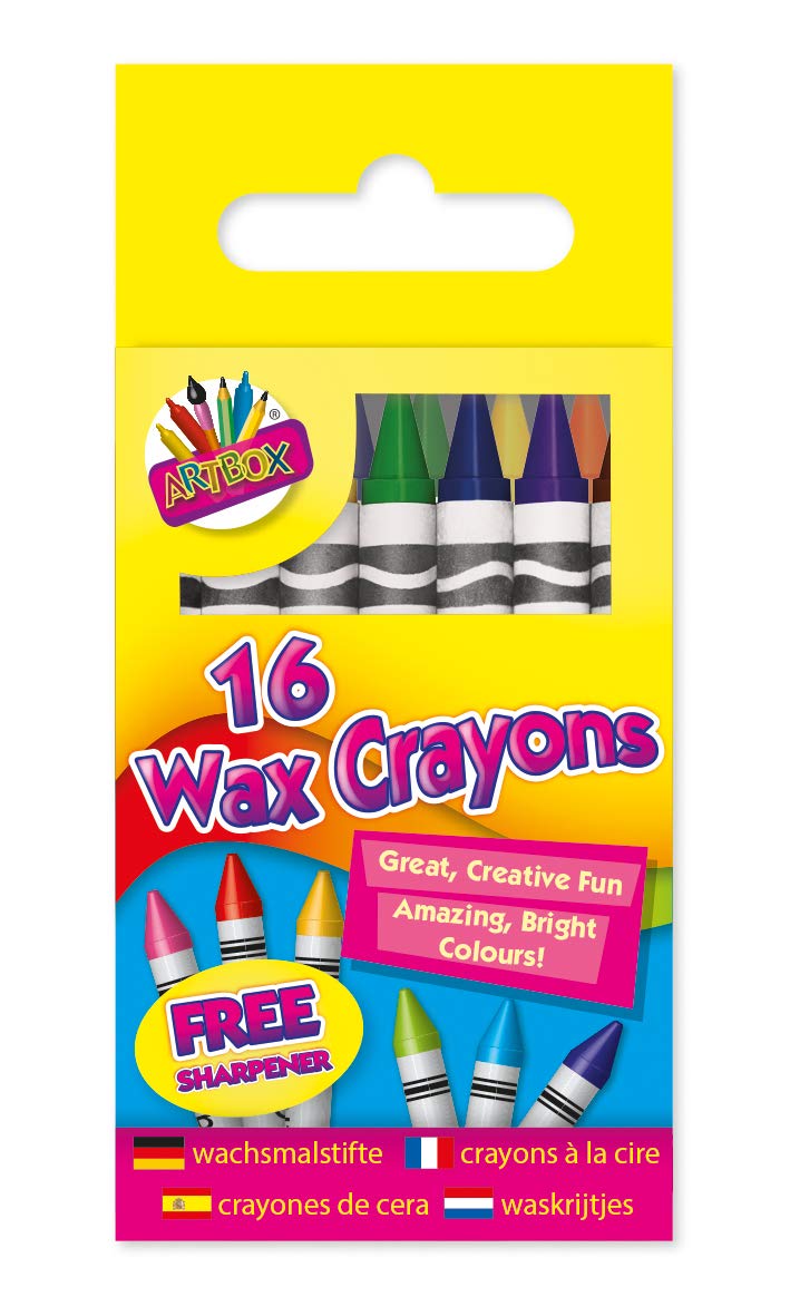 Artbox Wax Crayon in Hanging Box (Pack of 16)