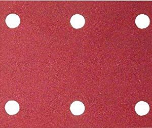 Bosch 2609256A91 Sanding Sheets for Black + Decker Orbital Sanders 93 x 185 cm Number of Holes 8 Grit 180 Pack of 10