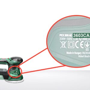 Bosch 1x Sanding Pad (Ø 125 mm, Medium Hard, with Hook and Loop System, Accessories for Random Orbital Sander)