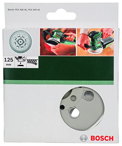 Bosch 1x Sanding Pad (Ø 125 mm, Soft, Accessories for Random Orbital Sander)