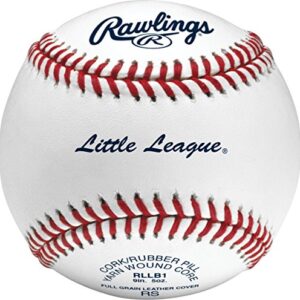 Rawlings | LITTLE LEAGUE Competition Grade Baseballs | RLLB1 | Youth/14U | Game/Practice Use | 12 Count