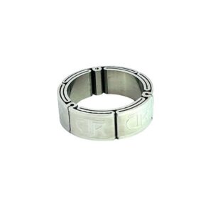 j122 size 8.5 the right stainless steel designer ring mormon one moment in time lds ctr