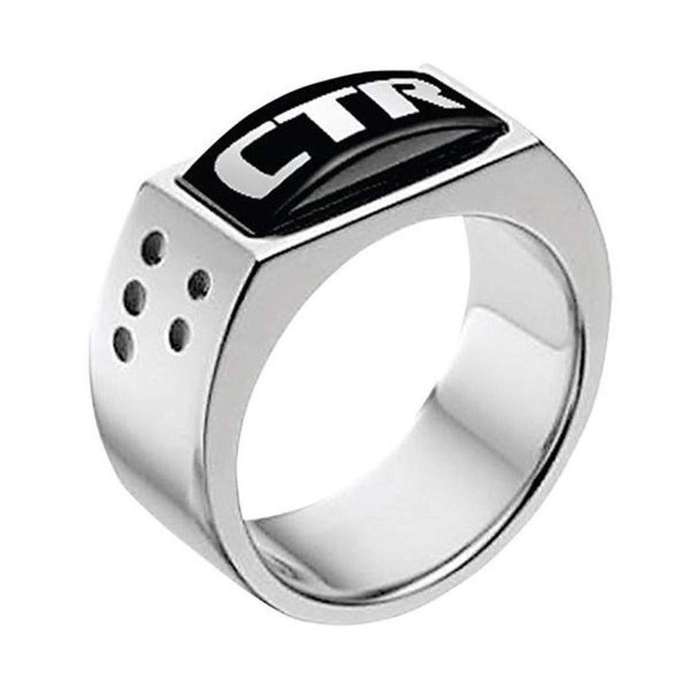 J142 Size 11.5 Stainless Steel Illusion Ring Mormon One Moment In Time LDS CTR