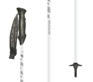 goode g-max pole with patented composite fiber shaft, white/silver, 44-inch/110cm