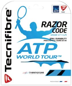 tecnifibre razor code (17-1.25) racquet string (carbon)