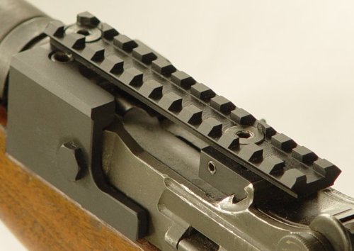 Hi-Lux Optics Max-Tac Series All Steel M14/M1A Mount Built in Windage Adjustment, Matte Black