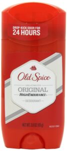 old spice high endurance deodorant for men, aluminum free, original scent, 3.0 oz (pack of 4)