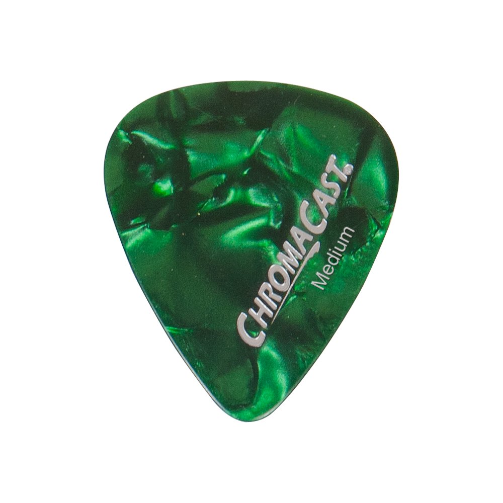 ChromaCast Pearl Celluloid Guitar Pick 10 Pack, Medium Gauge (.73mm)