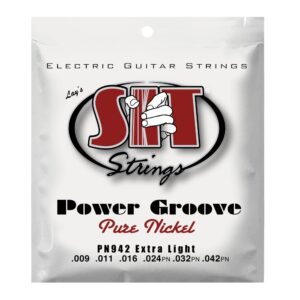 s.i.t. string pn942 extra light pure nickel wound electric guitar string