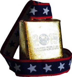 cowbell: 2015 alpine world ski championships vail beaver creek cheering bell