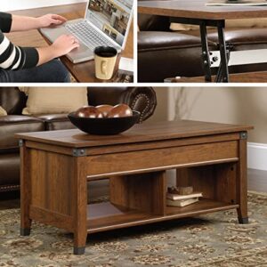 Sauder Carson Forge Lift-Top Coffee Table, Washington Cherry finish