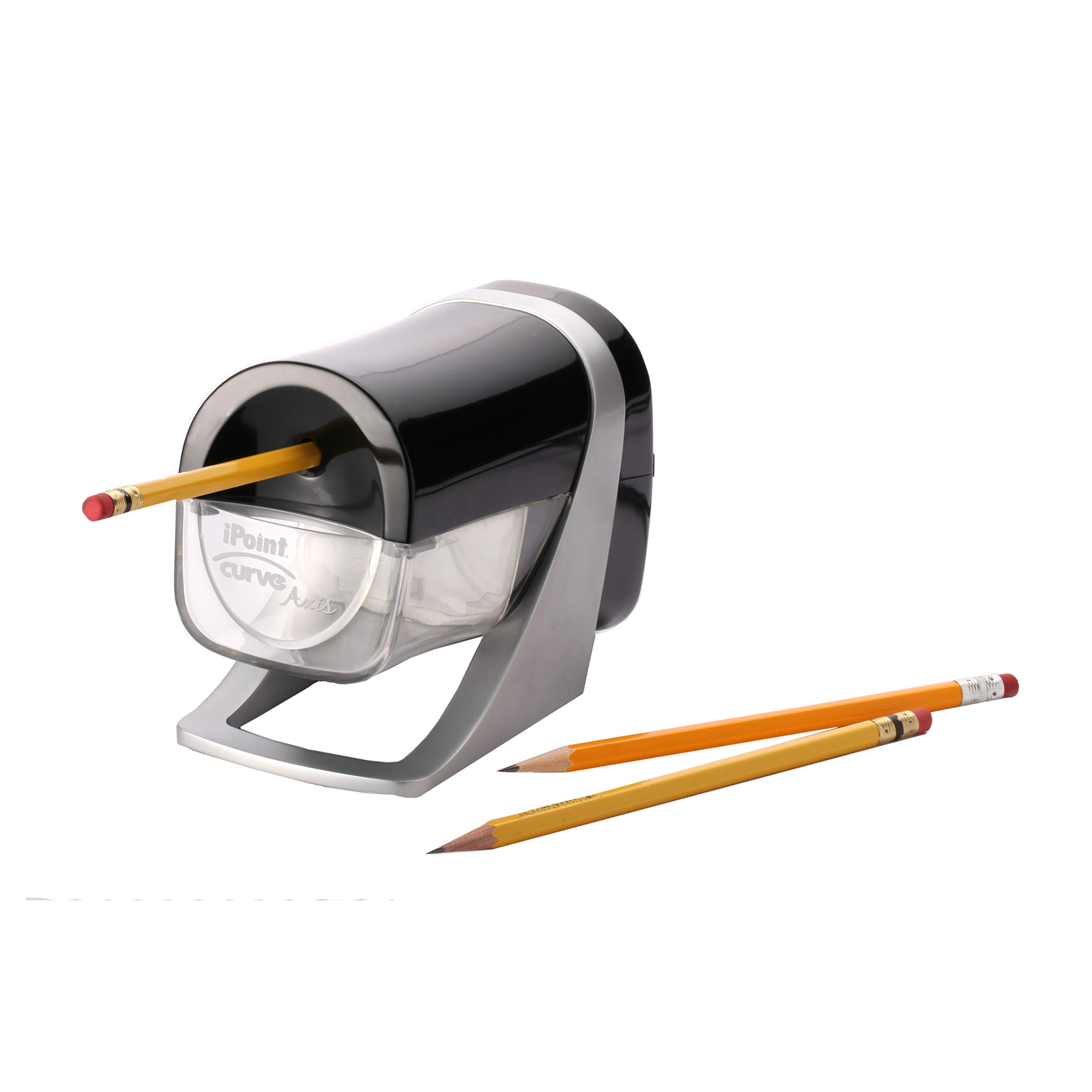 Westcott iPoint Curve Axis Electric Heavy Duty Pencil Sharpener (15512), Single