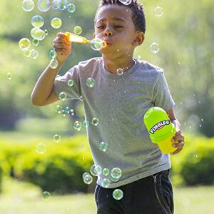 Fubbles Bubbles No-Spill Bubbles Tumbler | Bubble toy for babies toddlers and kids of all ages | Includes 4oz bubble Solution and bubble wand (tumbler colors may vary)