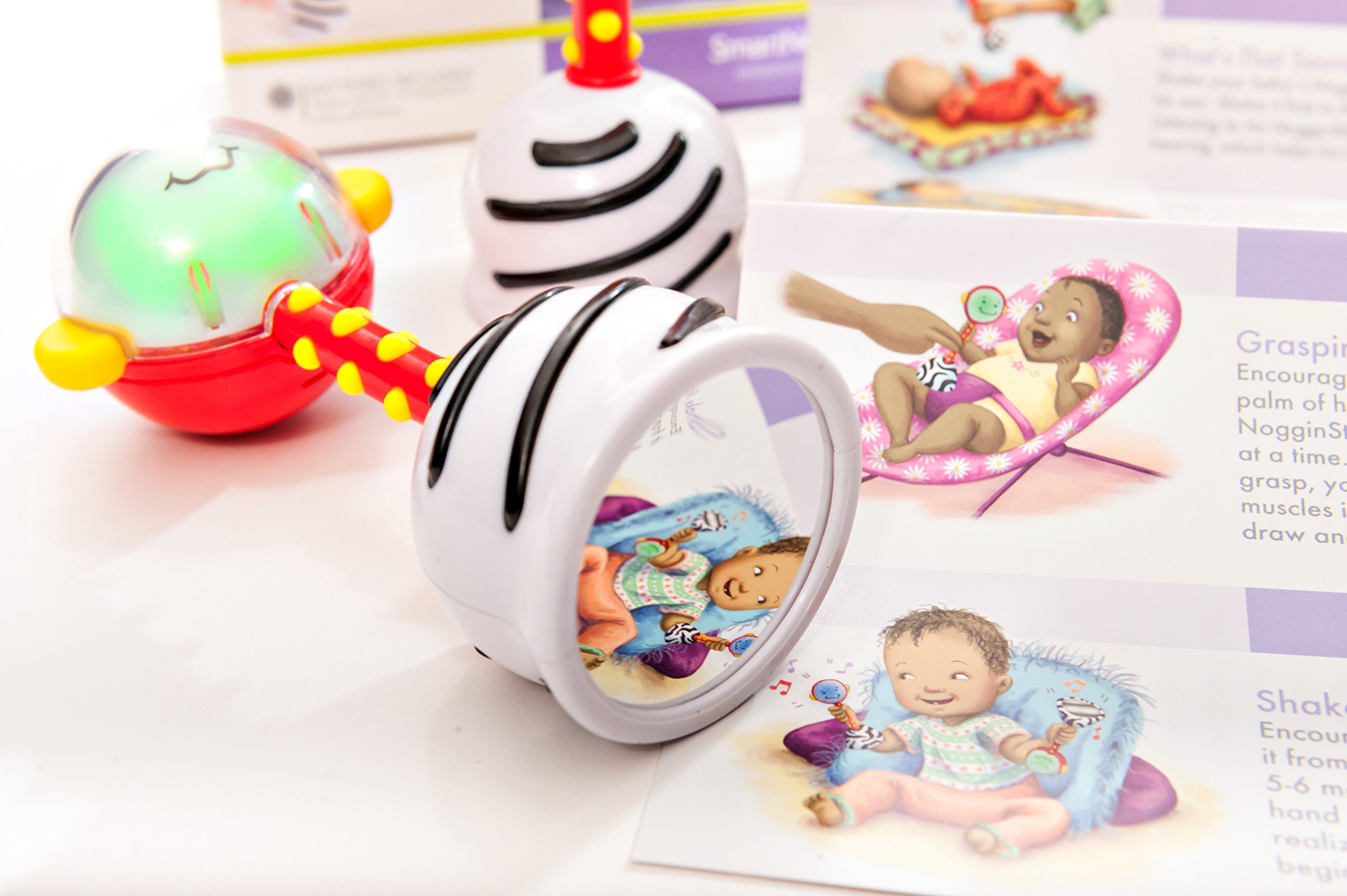 SmartNoggin NogginStik Developmental Light-Up Rattle for Infants up to 12 months