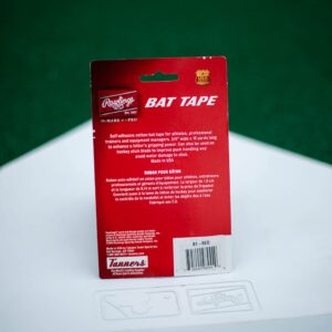 Rawlings | BAT TAPE | Baseball/Softball | 3/4" X 30" | White