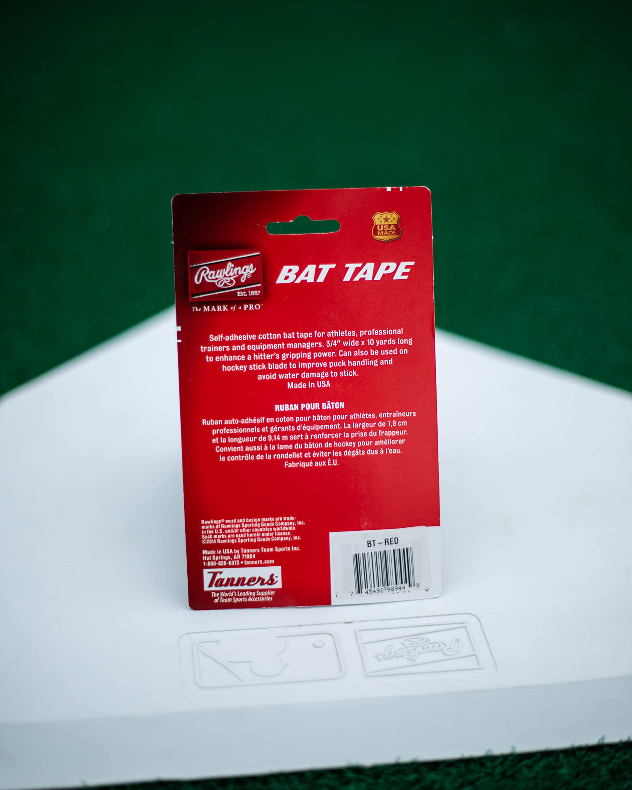 Rawlings | BAT TAPE | Baseball/Softball | 3/4" X 30" | White