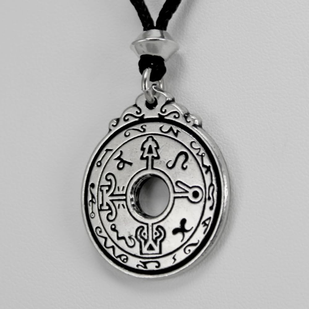 Healers Talisman Pendant Black Pullet Necklace Amulet